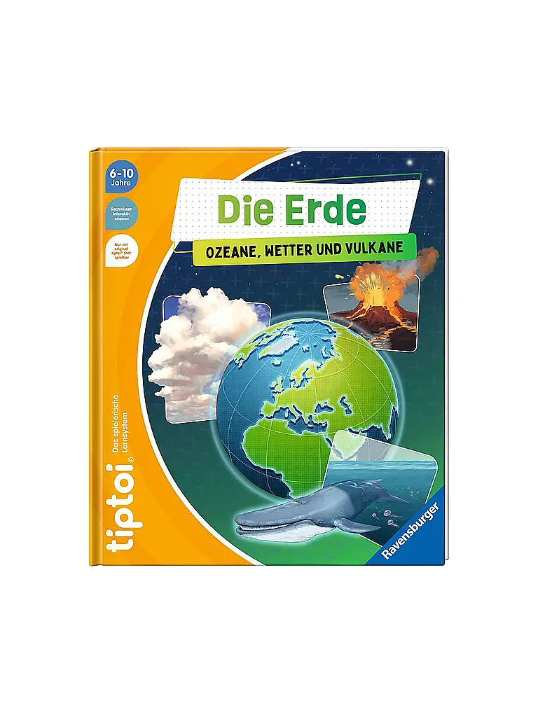 RAVENSBURGER | TIPTOI Die Erde Ozeane Wetter und Vulkane | Multicolore