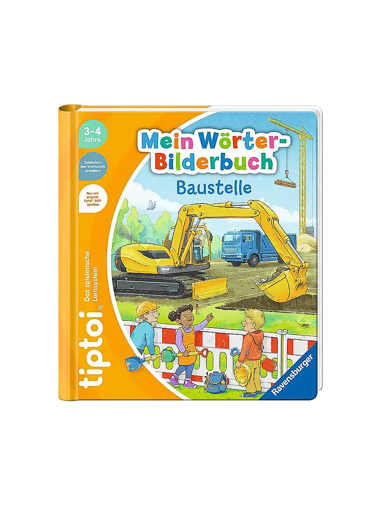 RAVENSBURGER | TIPTOI Il mio libro illustrato di parole - Cantiere edile | Multicolore