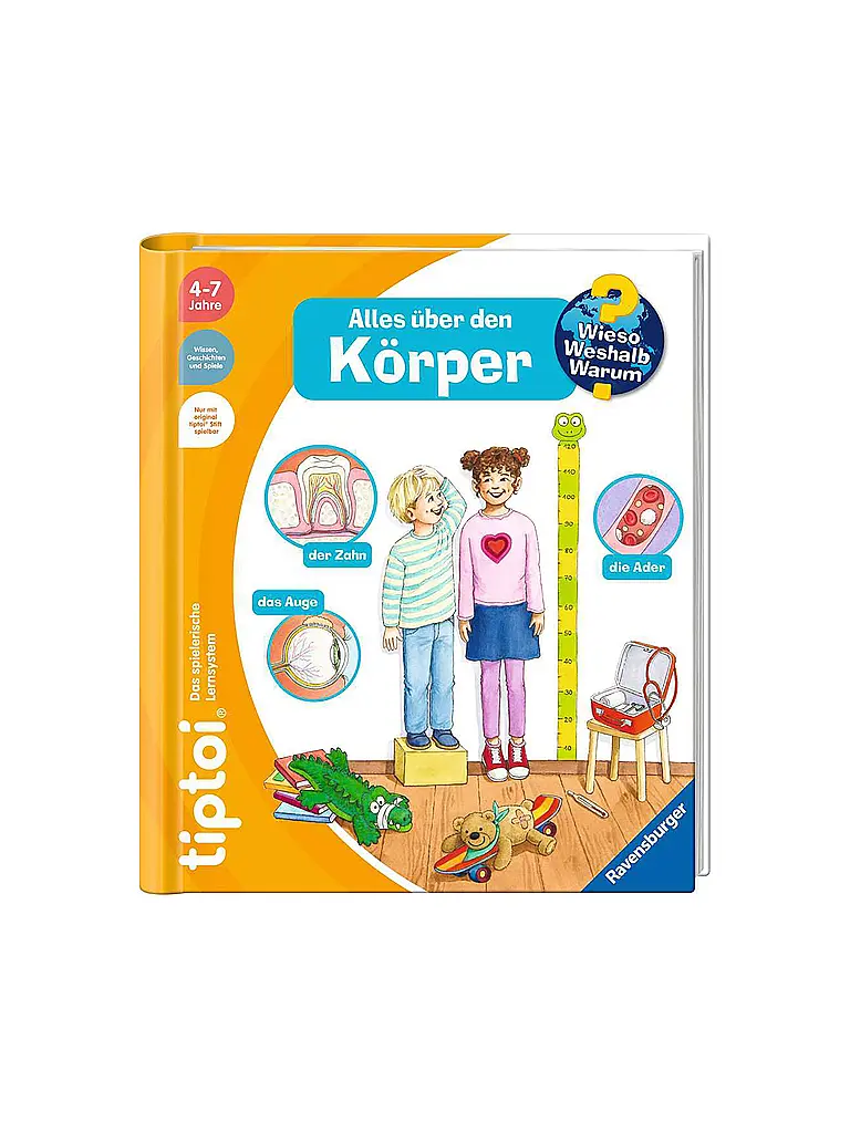 RAVENSBURGER | TIPTOI Perché? Come? Cosa? - Tutto sul corpo | Multicolore