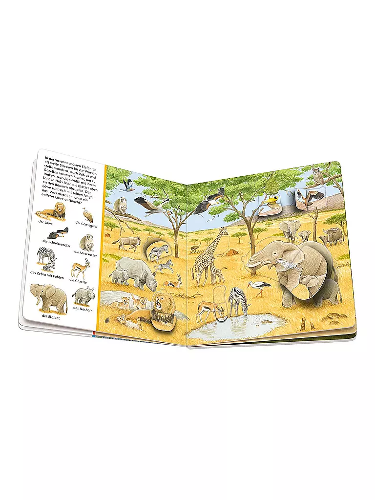 RAVENSBURGER | Wimmelbuch - Animali e i loro cuccioli | Senza colore