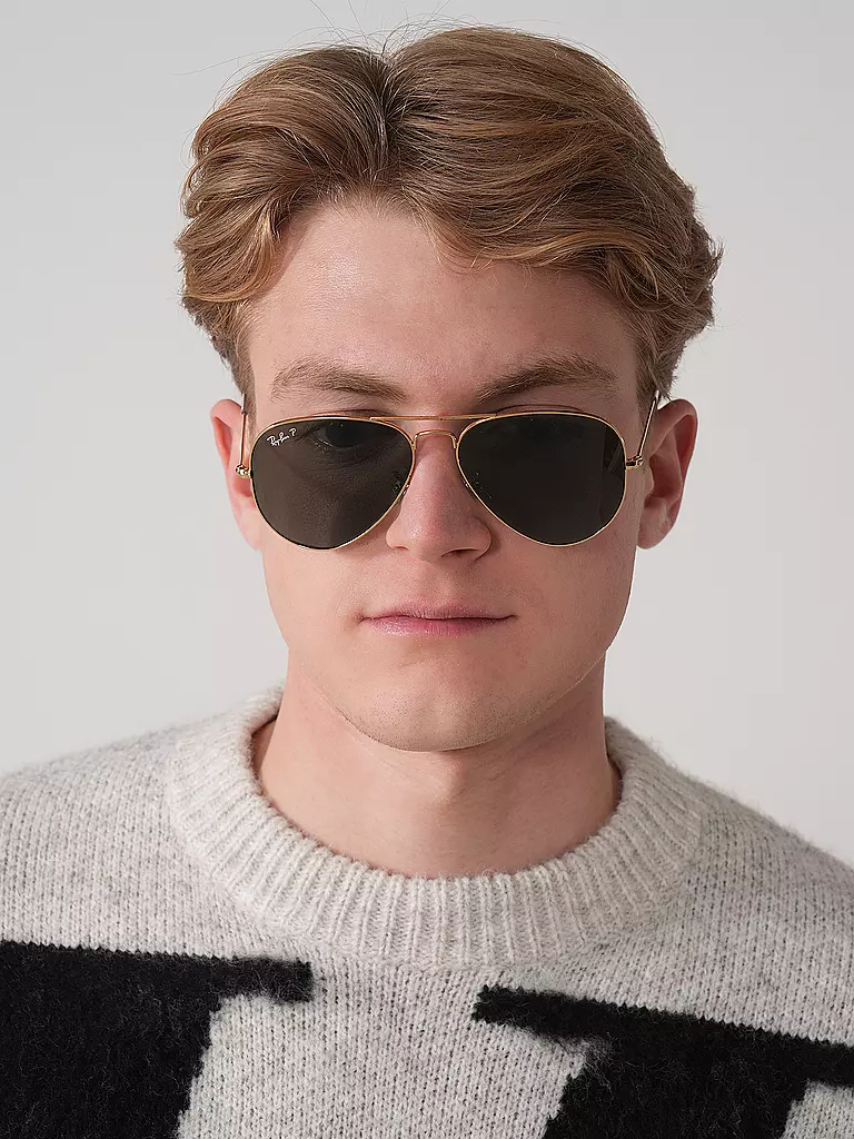 RAY BAN | Occhiali da sole AVIATOR | Oro