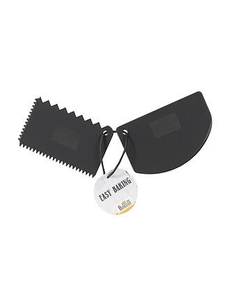 RBV BIRKMANN | Set di spatole per pasta 2 pz EASY BAKING in plastica / Grigio