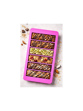 RBV BIRKMANN | Stampo per barrette di cereali 5 pz. Silicone/Rosa