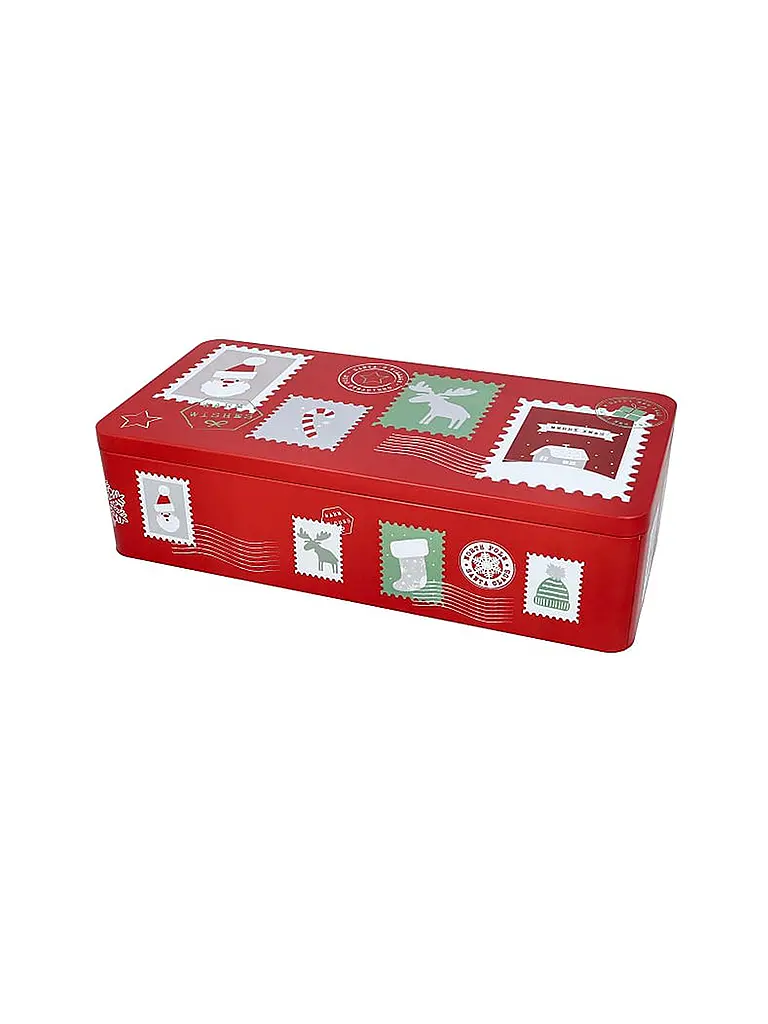 RBV BIRKMANN | Keksdose XXL DEAR SANTA Rosso | Rosso