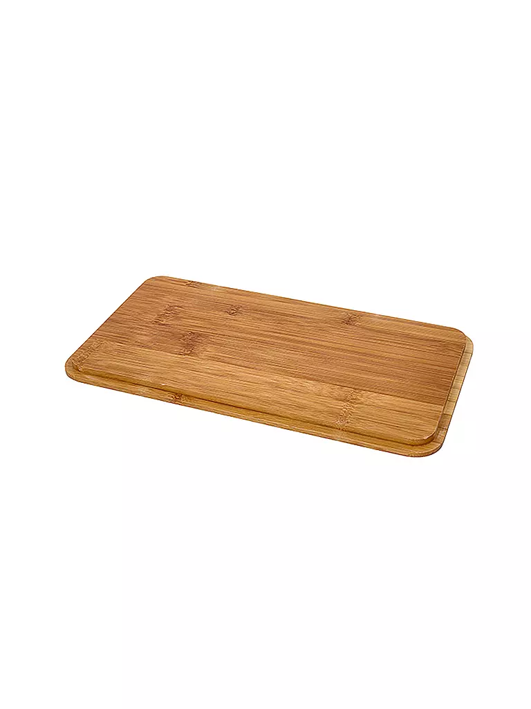 RBV BIRKMANN | Portapane con coperchio 33x18 cm metallo/bambù | 