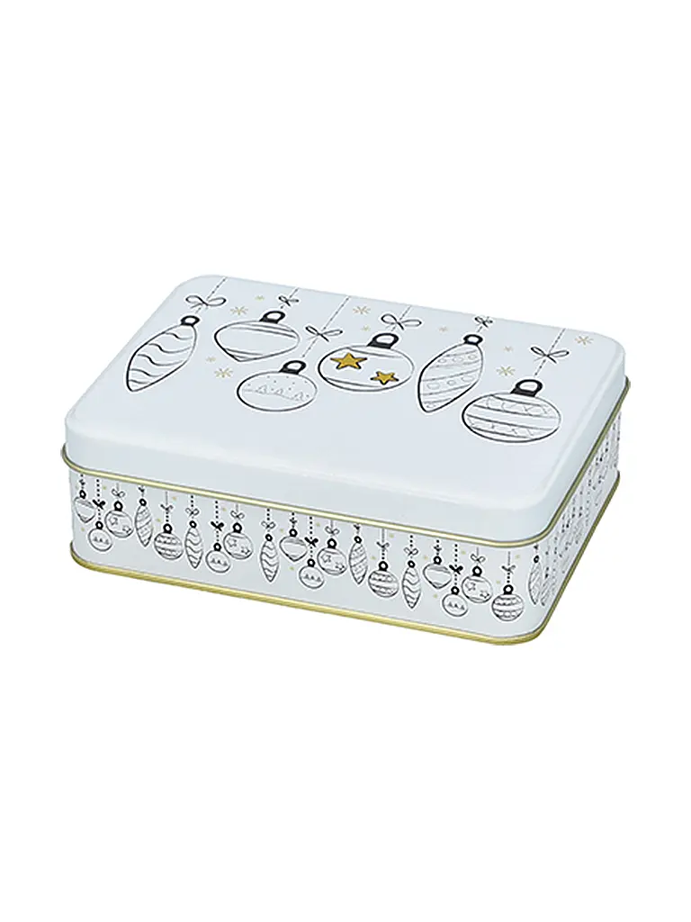 RBV BIRKMANN | Set di barattoli per biscotti, 3 pezzi, DECORO MINIMALISTA Weoss | Bianco