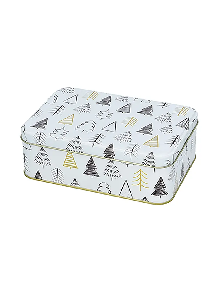 RBV BIRKMANN | Set di barattoli per biscotti, 3 pezzi, DECORO MINIMALISTA Weoss | Bianco