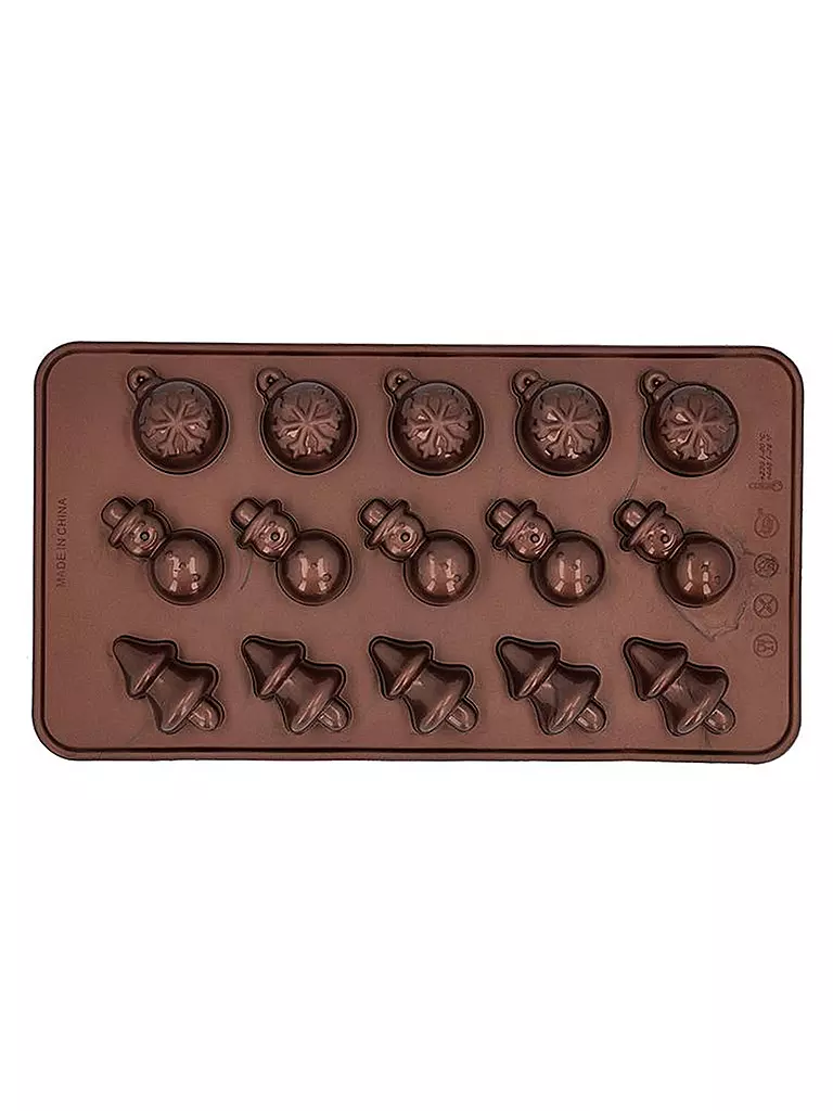 RBV BIRKMANN | Stampo per cioccolatini Natale | Marrone