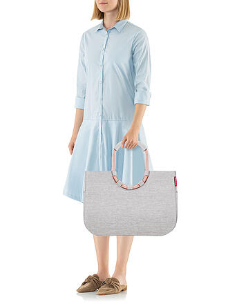 REISENTHEL | Borsa - Loopshopper Large Frame Twist Sky Rose
