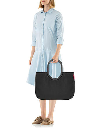 REISENTHEL | Borsa - Loopshopper Large Frame Nero/Nero