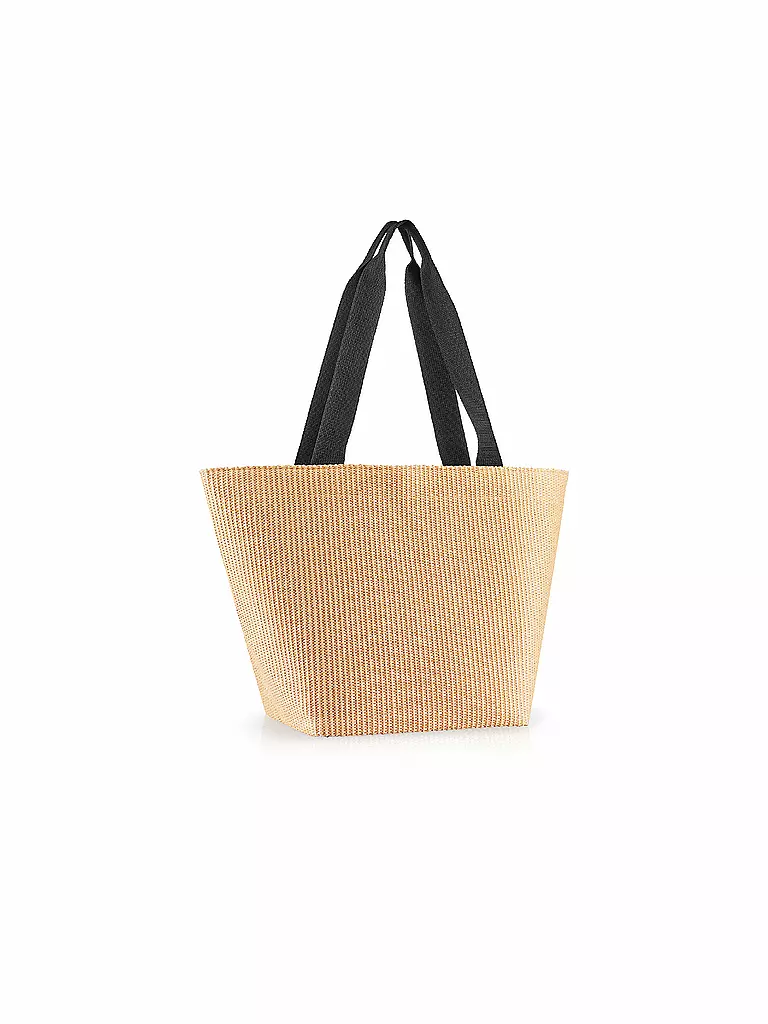 REISENTHEL | Borsa - Shopper Media Raffia Nera | 