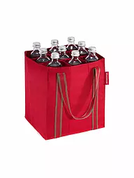 REISENTHEL | Bottle Bag Black per 9 bottiglie | Rosso