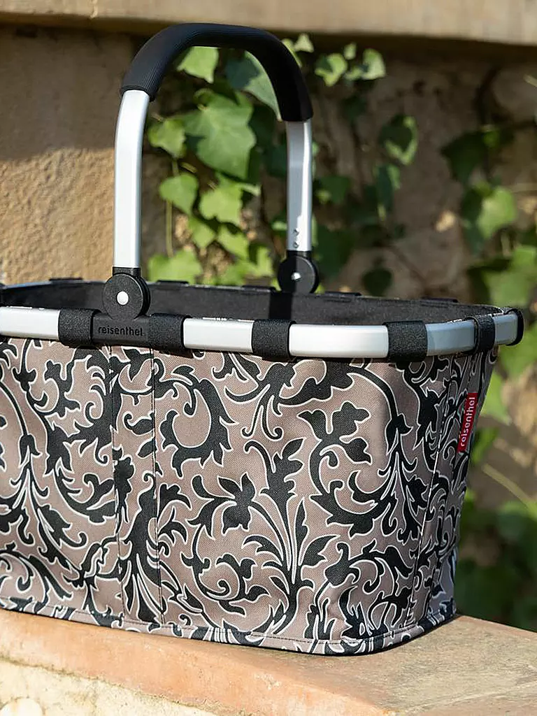 REISENTHEL | Carrybag BAROQUE MARBLE Marrone/Nero | Marrone