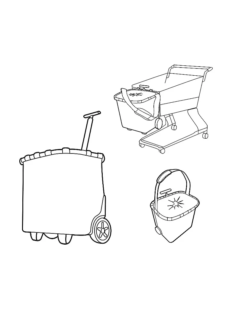 REISENTHEL | Carrycruiser BAROQUE MARBLE Marrone/Nero | Marrone