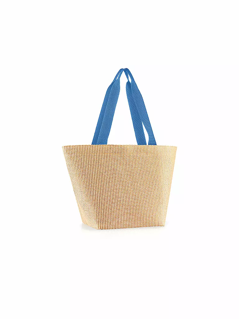 REISENTHEL | Tasche - Shopper Medium Raffia Blue | 