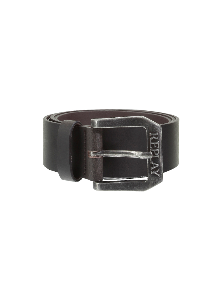 Cintura in pelle marrone 100
