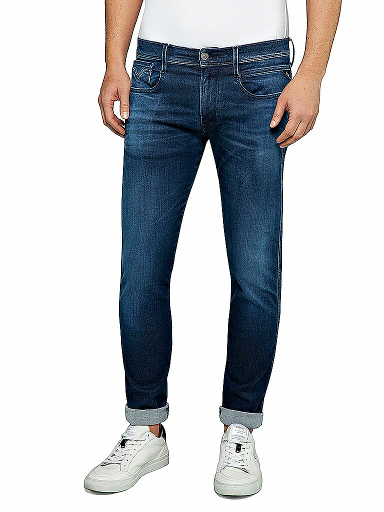 Jeans Slim Fit ANBASS HYPERFLEX CLOUDS blu 36/L34