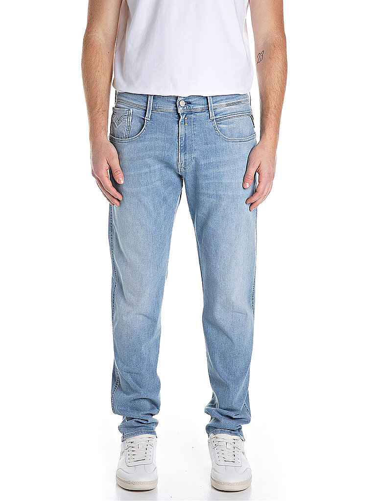 Jeans Slim Fit ANBASS HYPERFLEXX azzurro 32/L34
