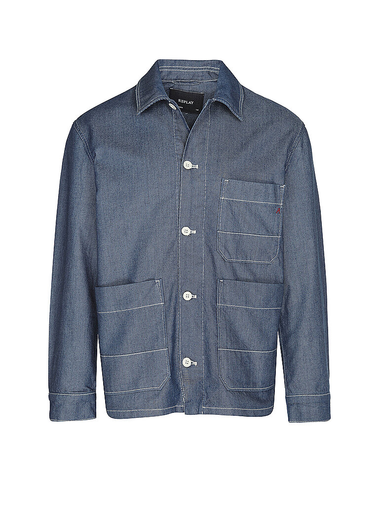 Replay Giacca di jeans blu M