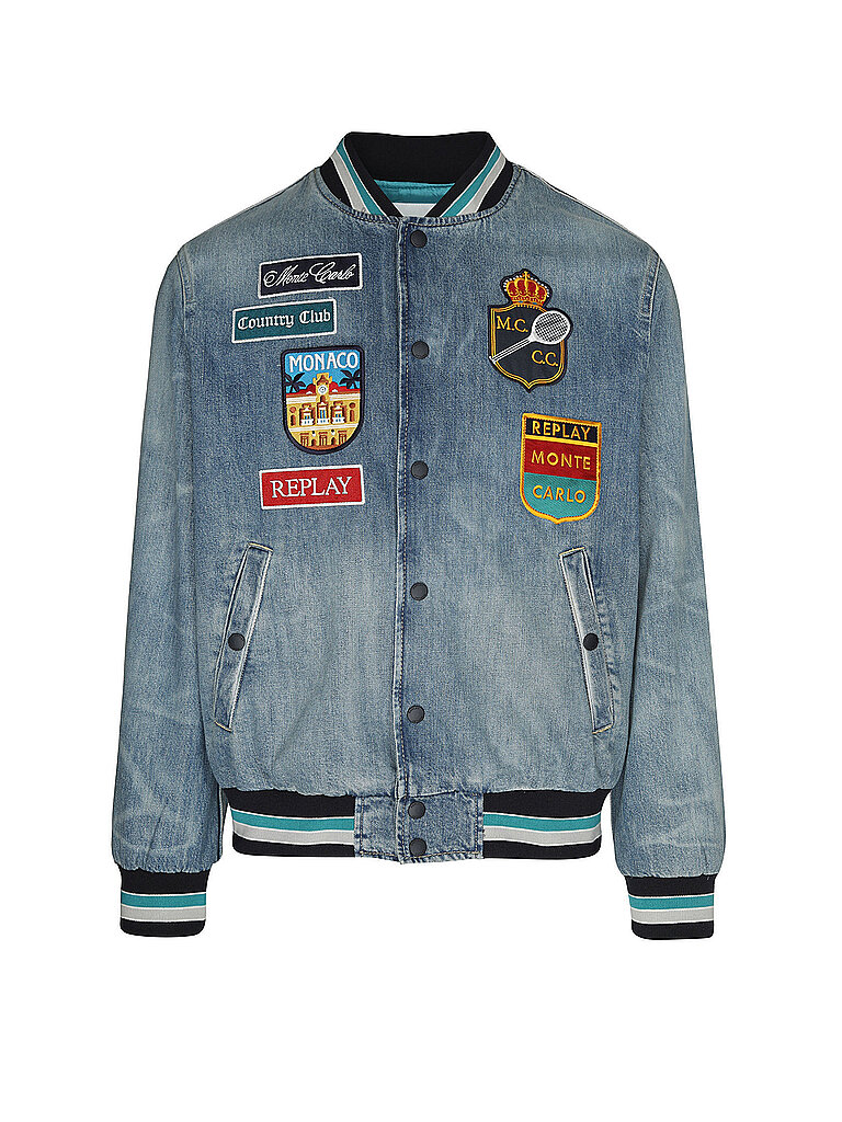 Giubbotto di jeans MONTE-CARLO azzurro M