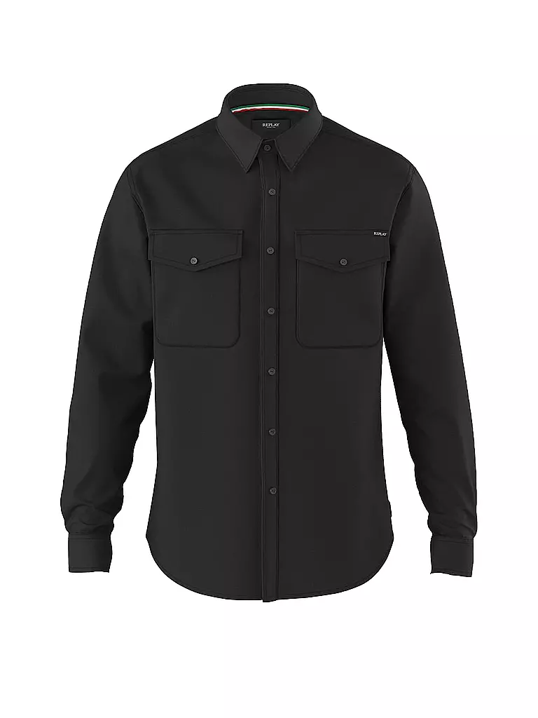 REPLAY | Camicia di jeans | Nero