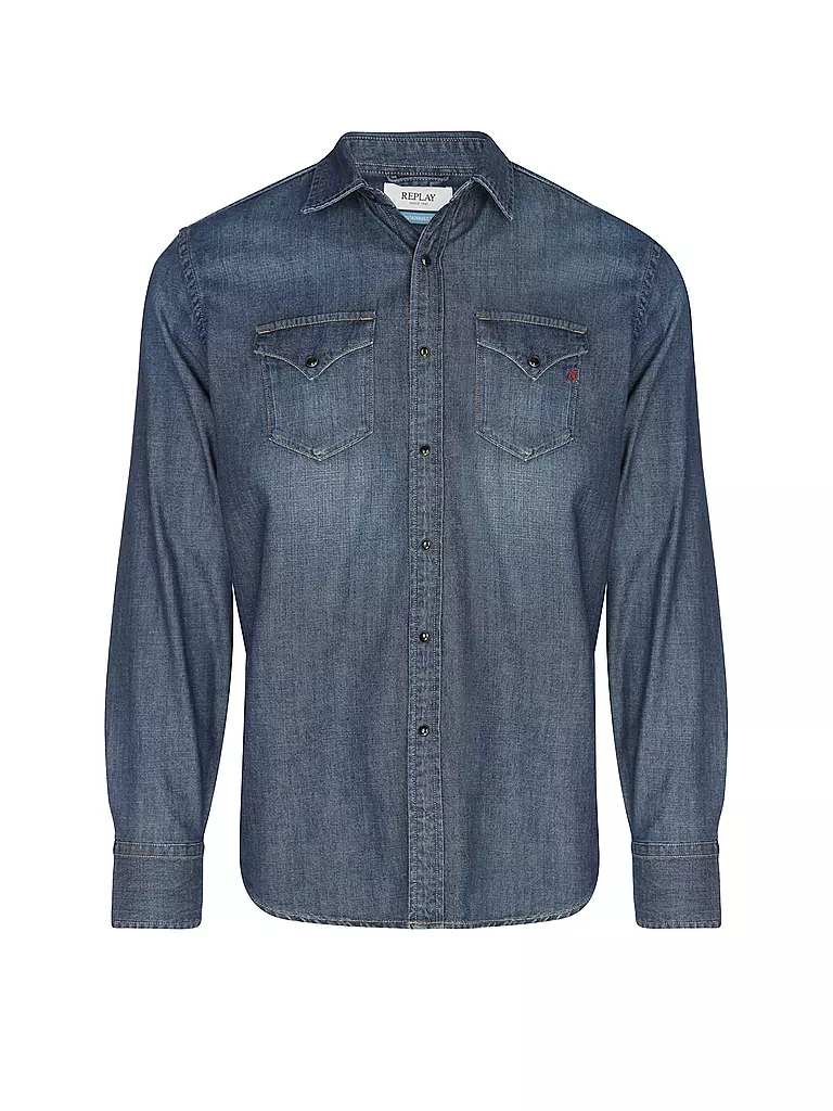 REPLAY | Camicia di jeans | Blu