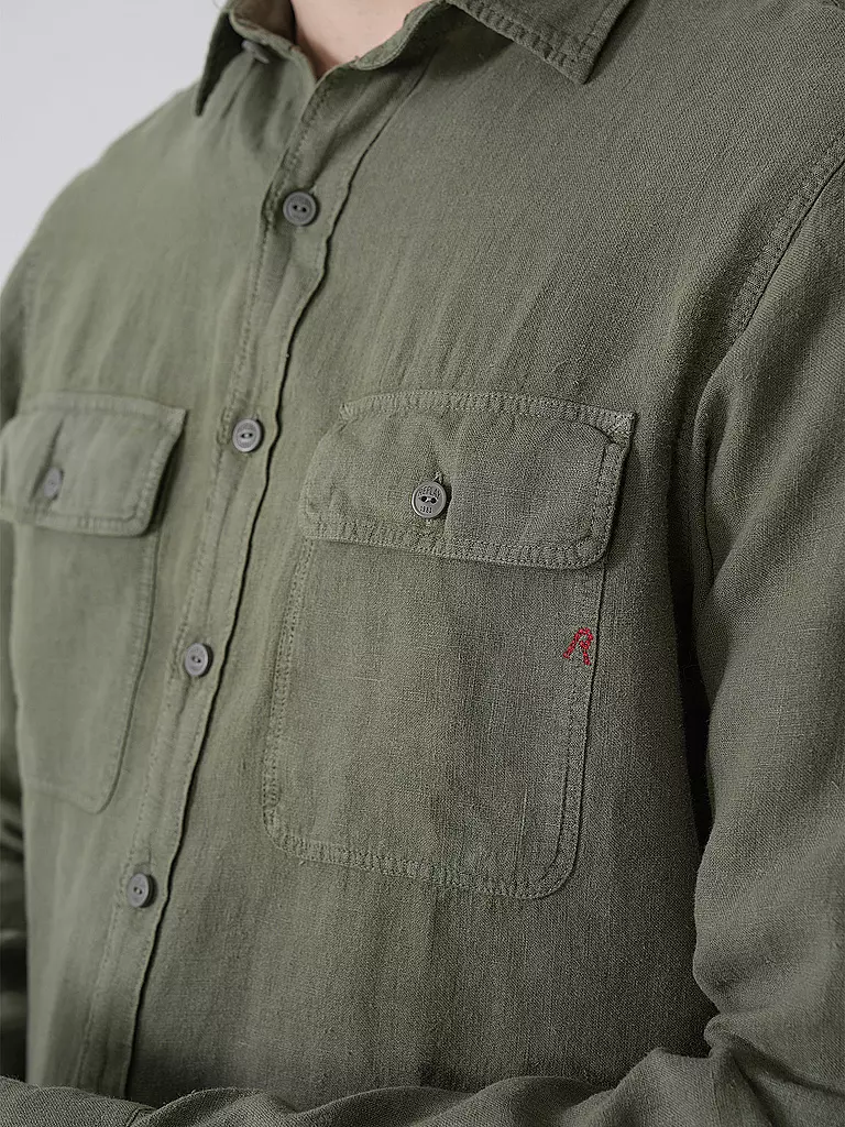 REPLAY | Camicia di lino regular fit | 