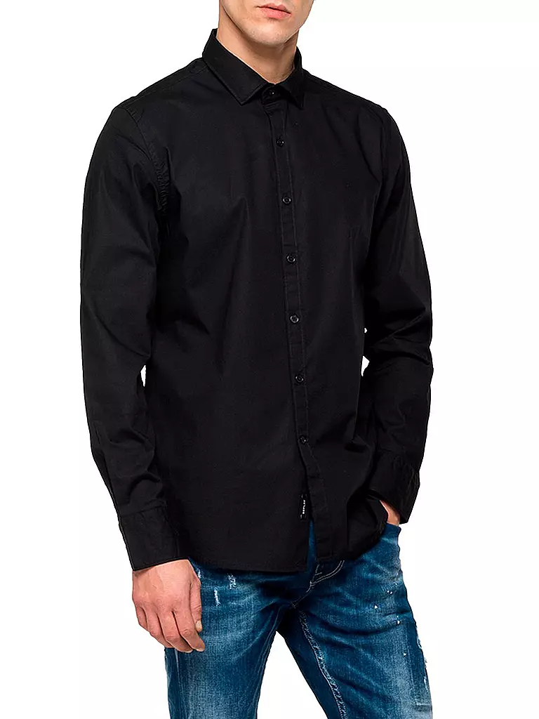 REPLAY | Camicia Slim Fit | Nero