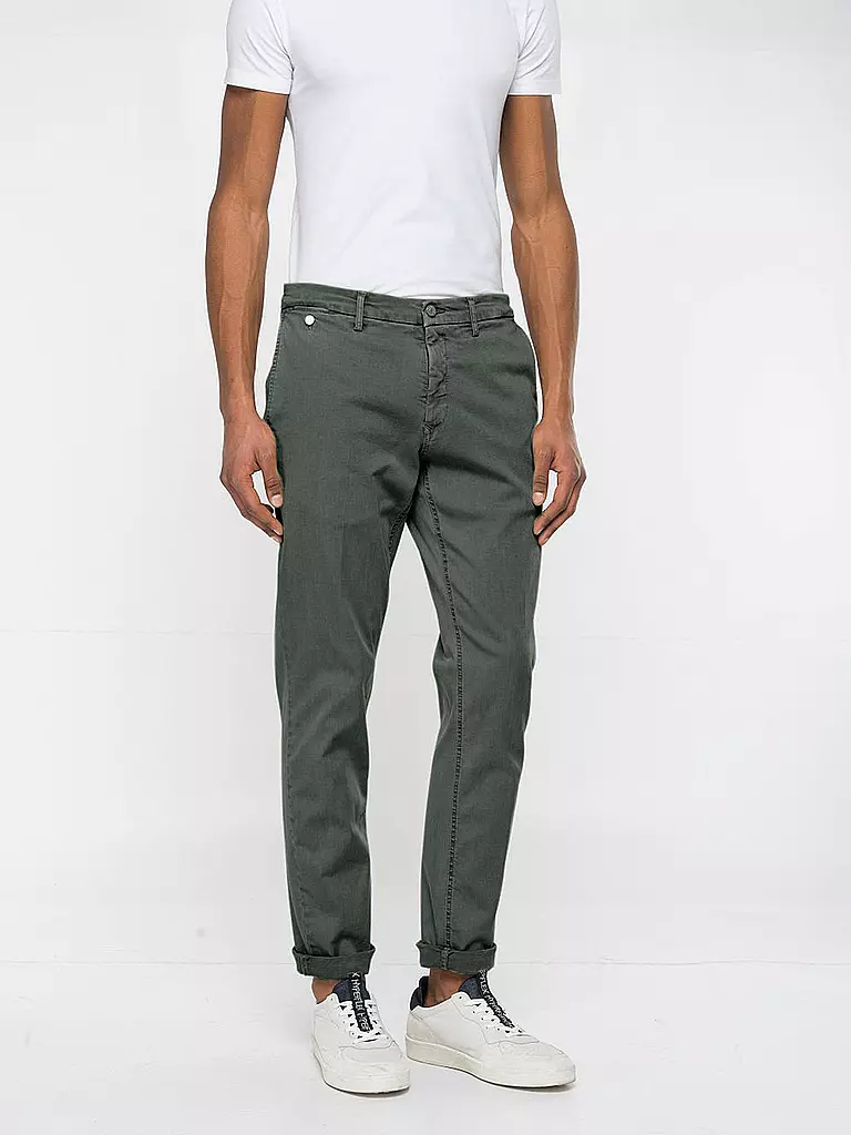 REPLAY | Chino Regular Fit "Benni" Hyperflexx | Oliva