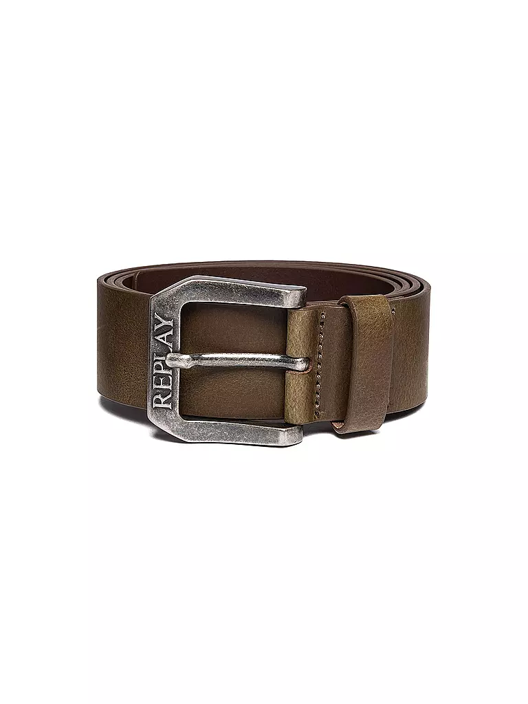 REPLAY | Cintura in pelle | Marrone