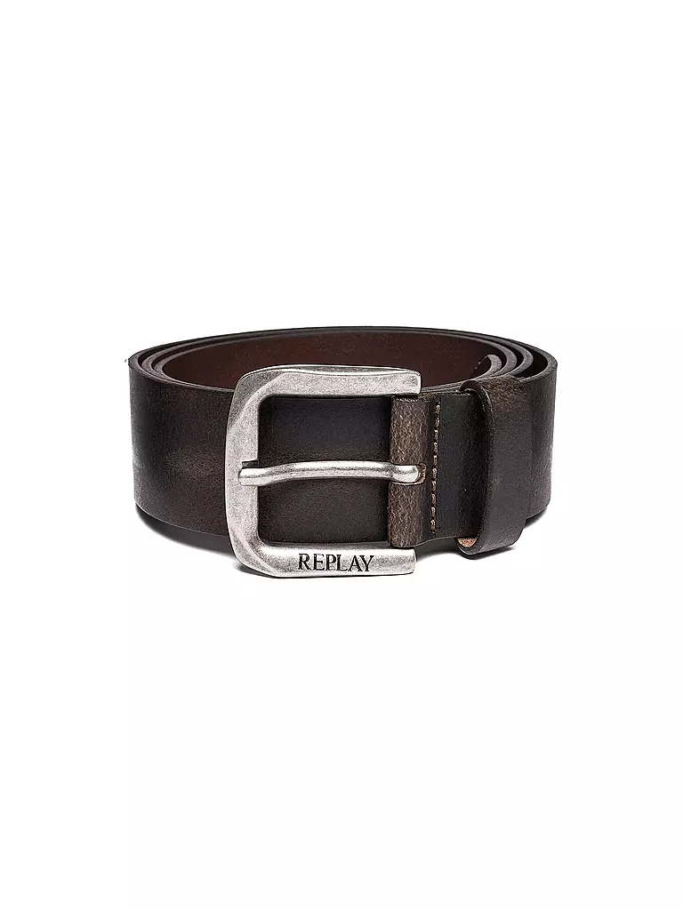 REPLAY | Cintura in pelle | Marrone