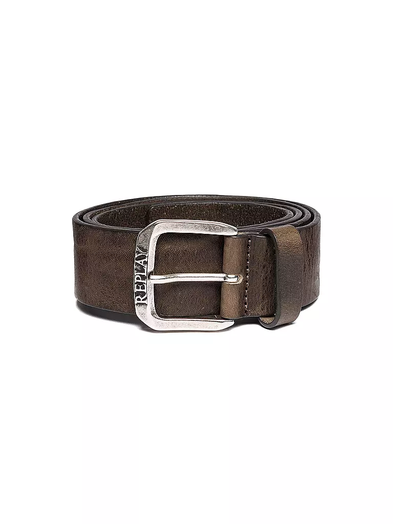 REPLAY | Cintura in pelle | Marrone