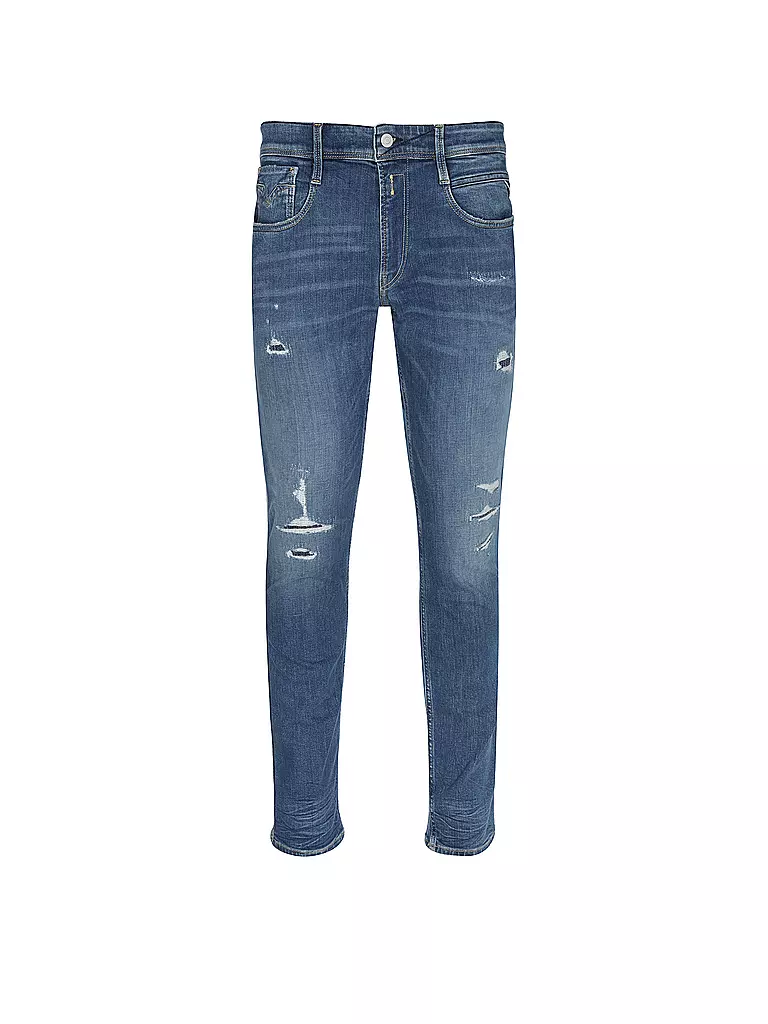 REPLAY | Jeans Slim Fit ANBASS 573 BROKEN REPAIR | Blu