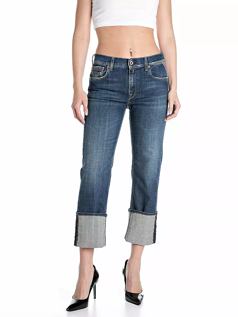 REPLAY | Jeans Straight Fit 7/8 AKEME | Blu scuro