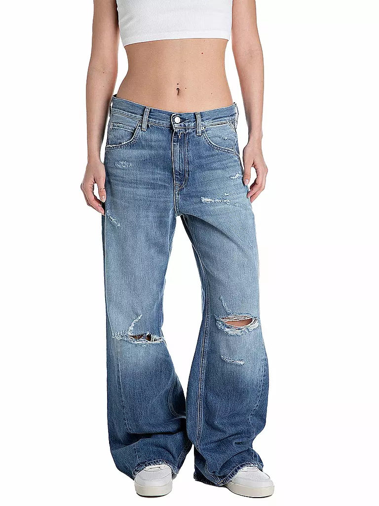 REPLAY | Jeans Wide Leg NARJA | Blu