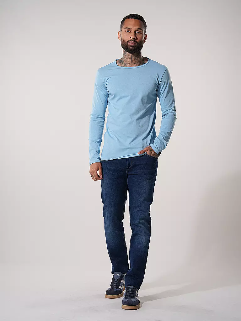 REPLAY | Langarmshirt  | Blu chiaro