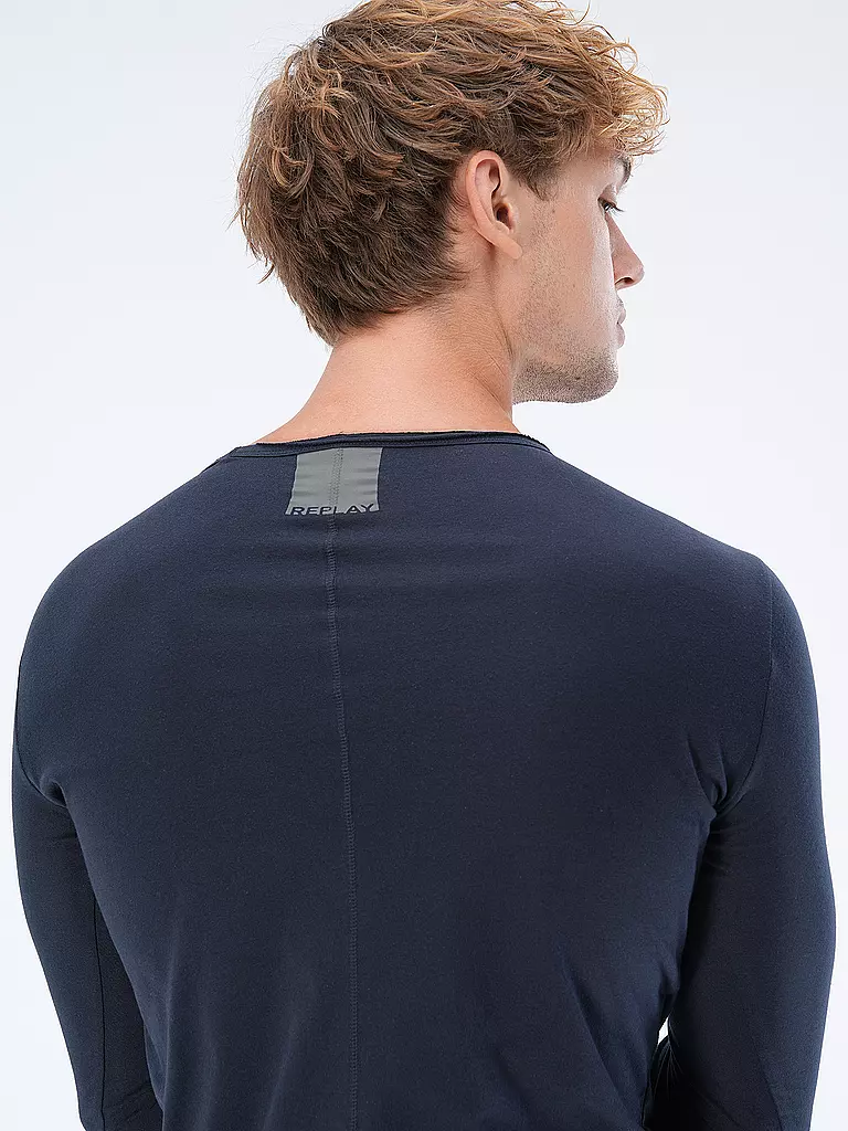 REPLAY | Langarmshirt | Blu