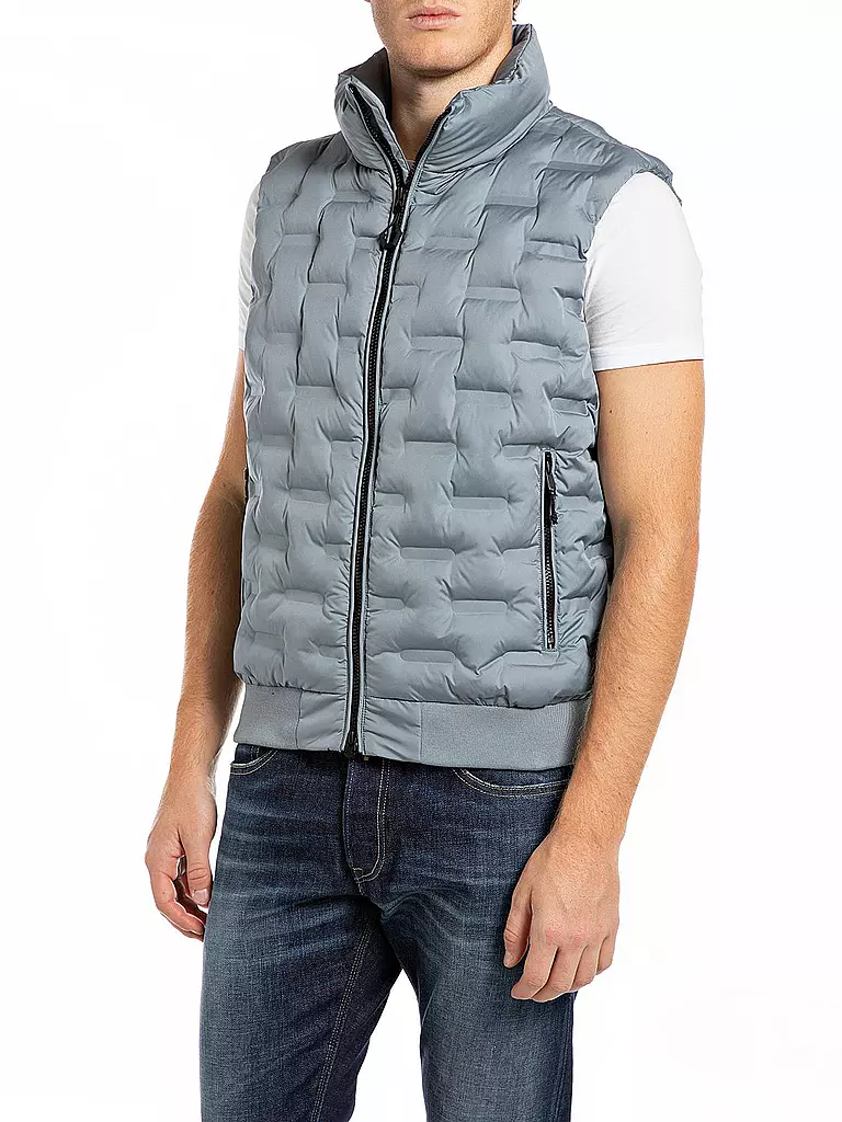 REPLAY | Steppgilet  | Grigio chiaro