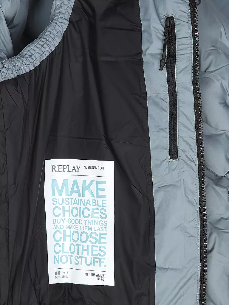 REPLAY | Steppgilet  | Grigio chiaro