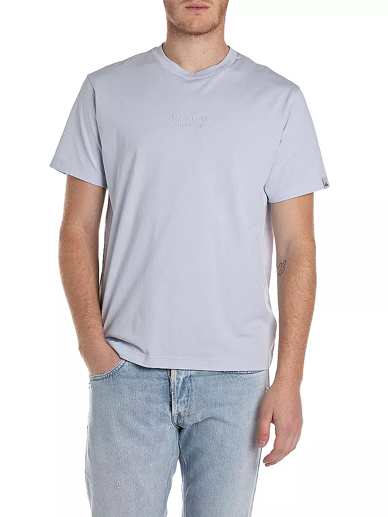 REPLAY | T-Shirt  | Blu chiaro