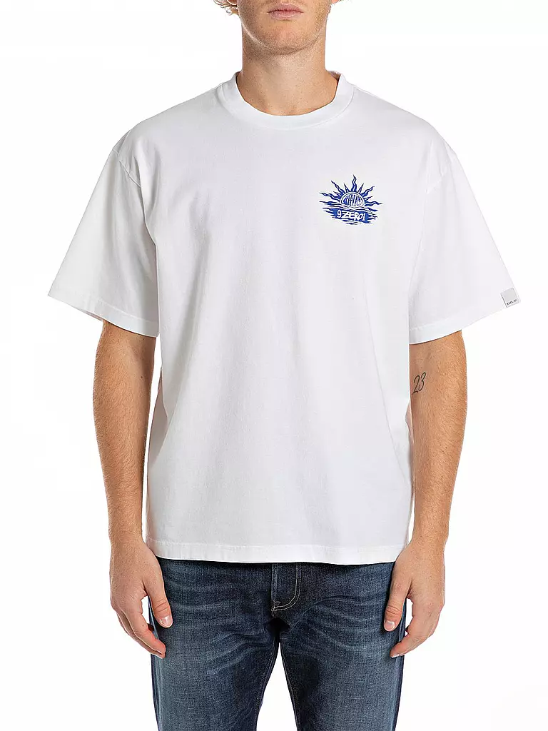 REPLAY | T-Shirt 9ZERO1 | Bianco