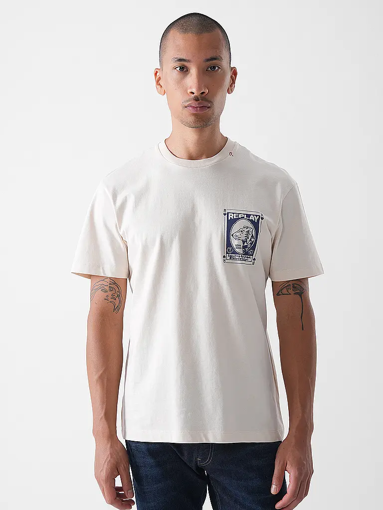 REPLAY | T-shirt | Crema