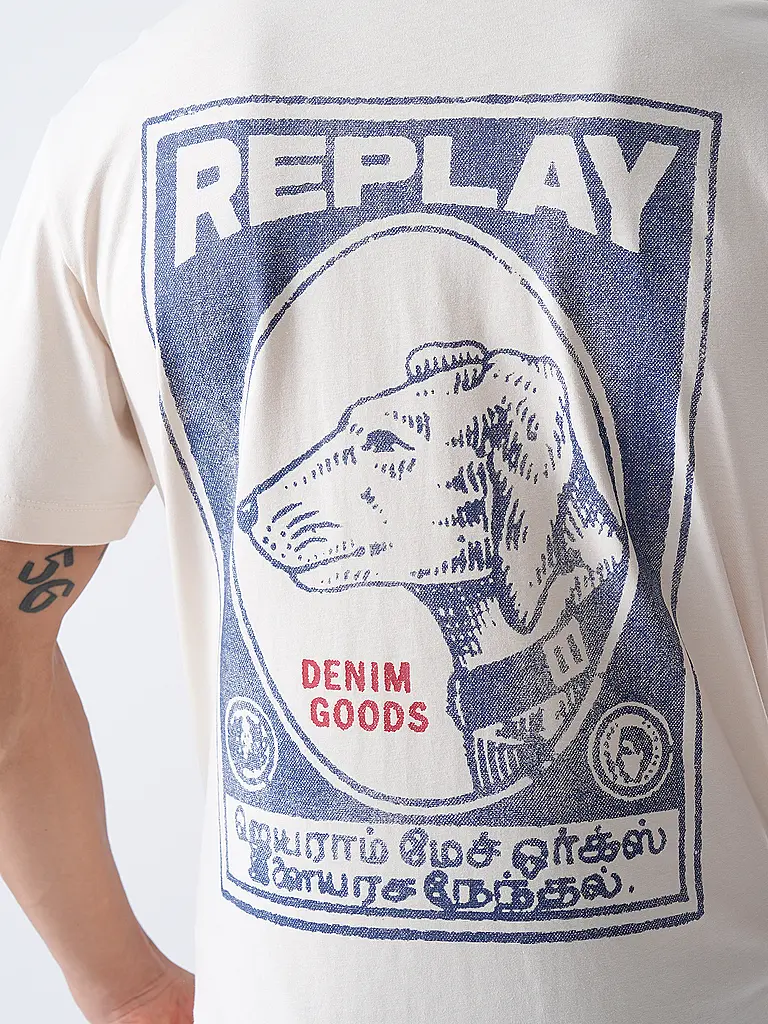 REPLAY | T-shirt | Crema