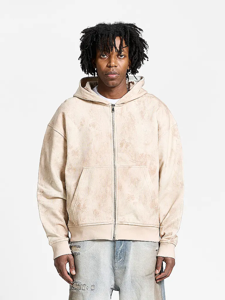 RETERNITY | Sweatjacke
Marchio: RETERNITY
Colore: beige
Categorie: Moda,Uomo

Lunghezza manica: Manica lunga
Materiale: Cotone
Forma colletto: Cappuccio
Motivo: Stampa
Vestibilità (capispalla): Oversized
Dettagli: Tasche a marsupio | 