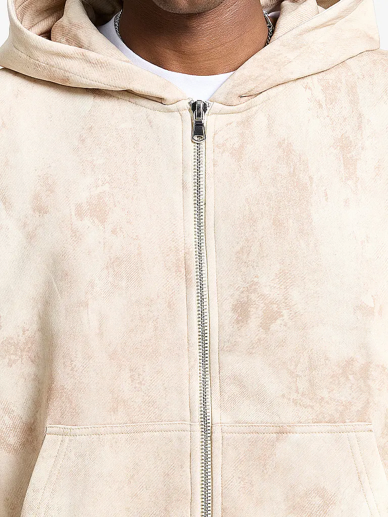 RETERNITY | Sweatjacke
Marchio: RETERNITY
Colore: beige
Categorie: Moda,Uomo

Lunghezza manica: Manica lunga
Materiale: Cotone
Forma colletto: Cappuccio
Motivo: Stampa
Vestibilità (capispalla): Oversized
Dettagli: Tasche a marsupio | 