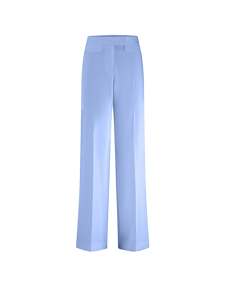 Pantaloni business wide fit azzurro 42