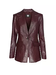 RIANI | Blazer effetto pelle | Rosso scuro