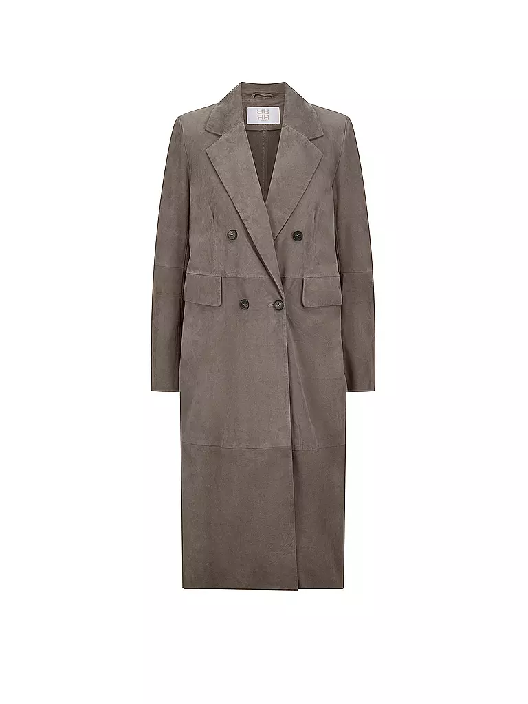 RIANI | Cappotto in pelle | Beige