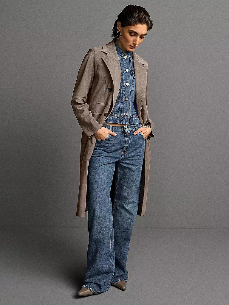RIANI | Cappotto in pelle | 