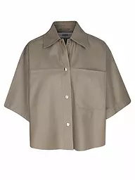RIANI | Giacca di pelle | Beige